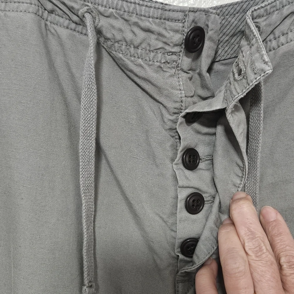 J Crew cargo jogger pants see description for sizing linen blend